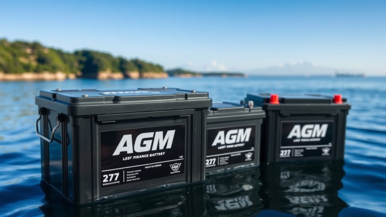 27 agm marine battery