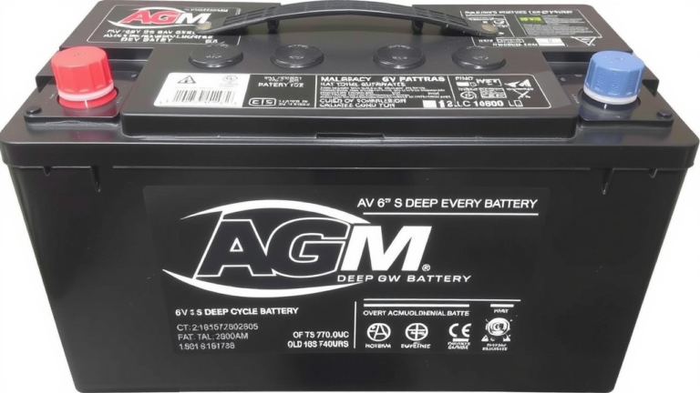 6v agm deep cycle battery