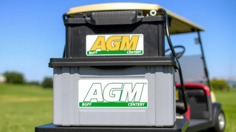 agm battery for golf cart