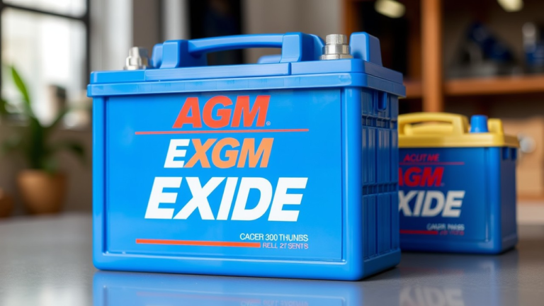 agm exide battery