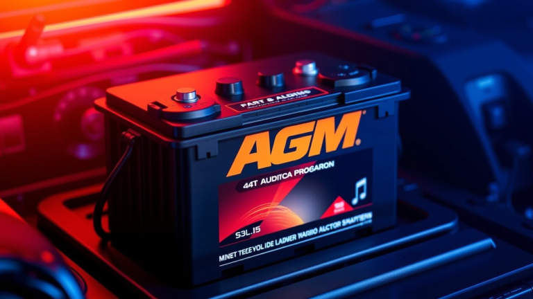 agm car audio battery