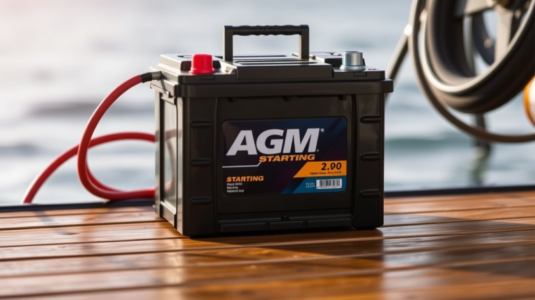 agm starting battery marine