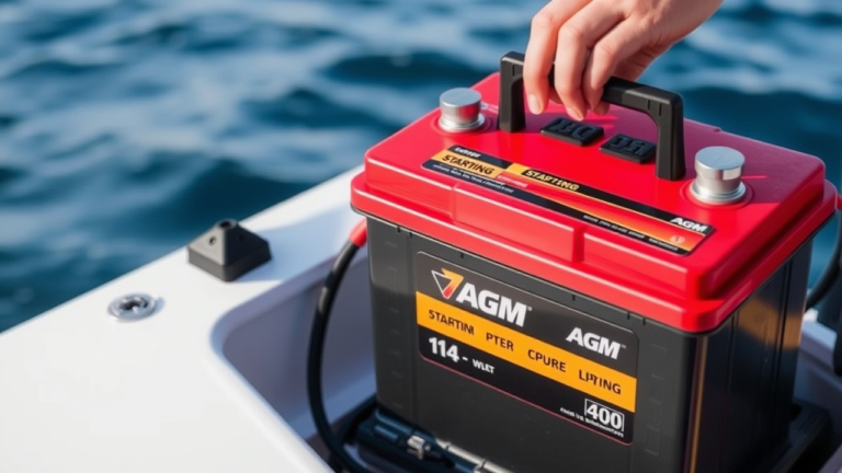 marine agm starting battery