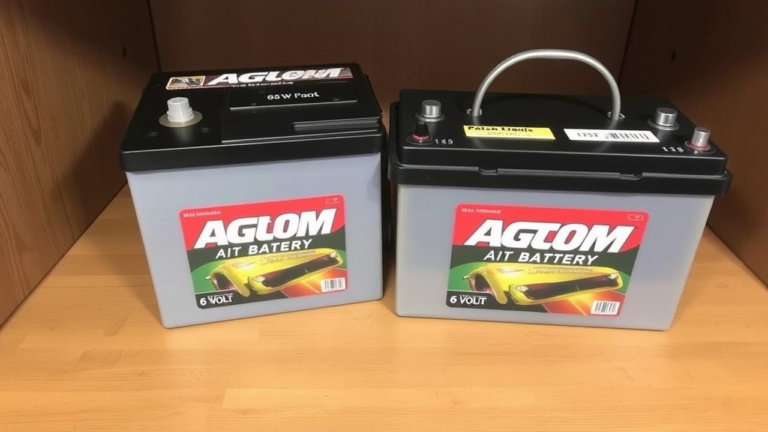 6 volt agm battery for rv