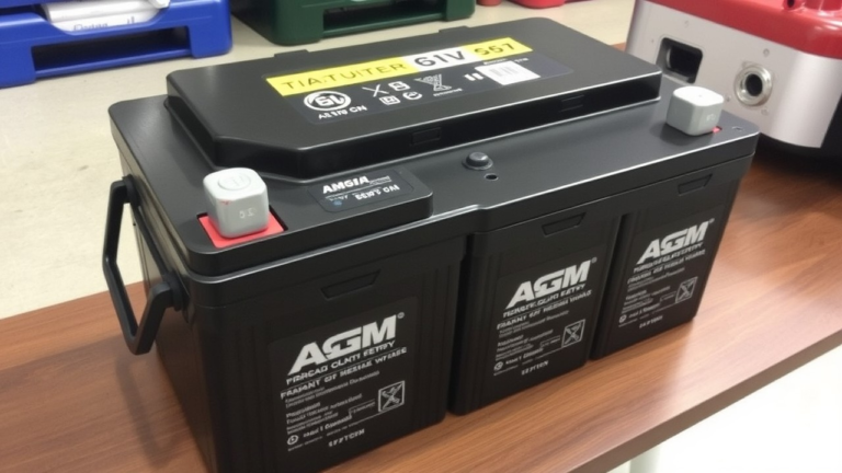 6v agm golf cart battery